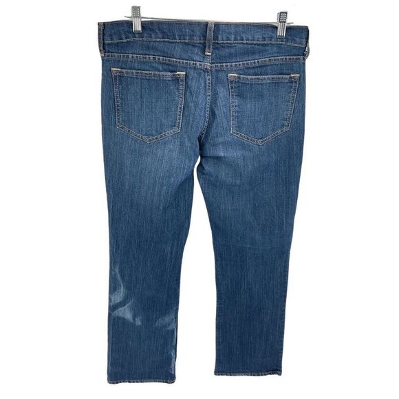 Old Navy Womens Diva Jeans Straight Leg Denim Stretch Medium Wash Blue 12 Long - Picture 2 of 12